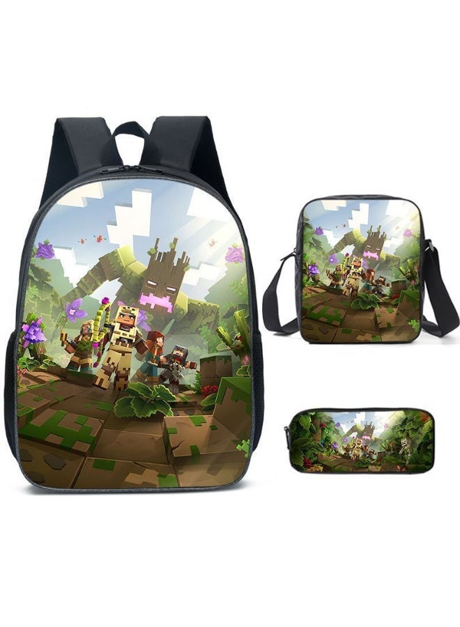 Minecraft Student Backpack Set Of Three - Image 1